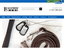 Tablet Screenshot of leatherberg.com